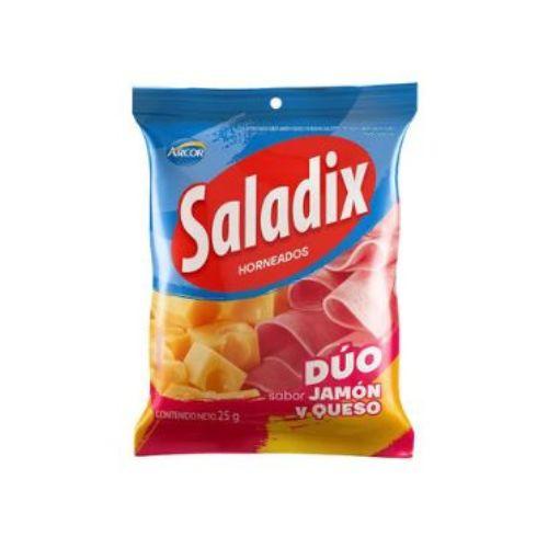 Galletitas SALADIX Dúo (Jamón y Queso) x 30grs. (TIRA x 6u.)